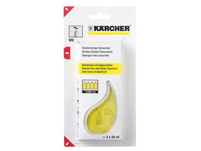 Karcher Glass Cleaning Sachets (4X20Ml)