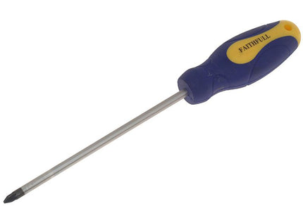 Faithfull Soft Grip Screwdriver Pozidriv Tip Pz2 X 150Mm