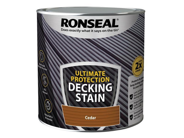 Ronseal Ultimate Protection Decking Stain Cedar 2.5 litre