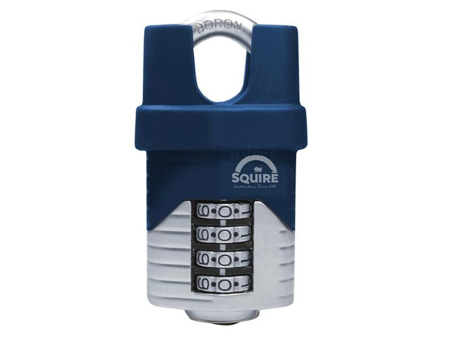 Henry Squire Vulcan Closed Boron Shackle Combination Padlock 50Mm