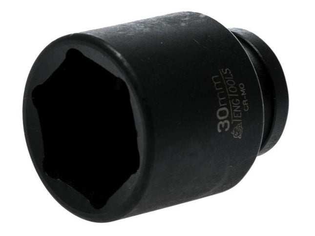 Teng Impact Socket Hexagon 6 Point 1/2In Drive 30Mm