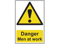 Scan Danger Men At Work - Pvc 400 X 600Mm