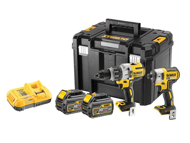 DEWALT Dck276T2T Flexvolt Xr Twin Pack 18V 2 X 18/54V 6.0/2.0Ah Li-Ion