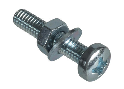 Forgefix Machine Screw Pozi Pan Head Zp M4 X 20Mm Forge Pack 18