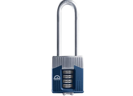 Henry Squire Warrior High-Security Long Shackle Combination Padlock 45Mm
