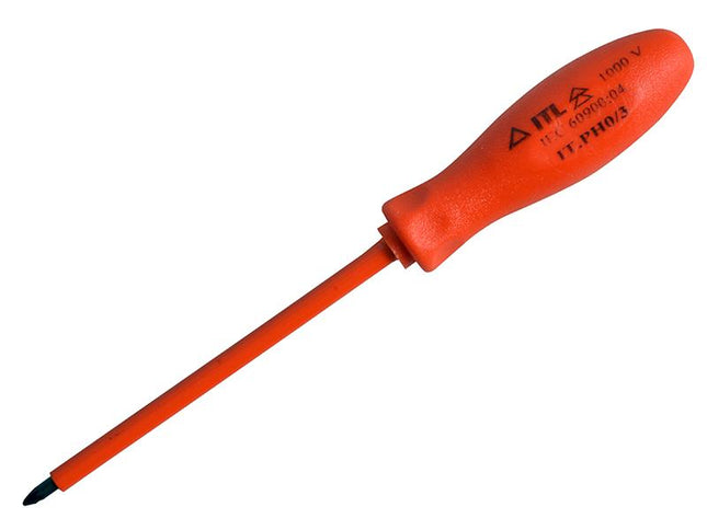 ITL Insulated Insulated Screwdriver Phillips No.0 X 75Mm (3In)