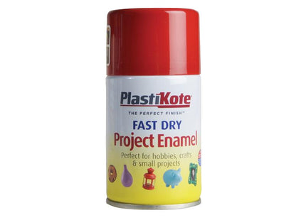 Plastikote Fast Dry Enamel Aerosol Insignia Red 100Ml