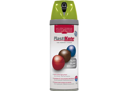 Plastikote Twist & Spray Gloss April Green 400Ml