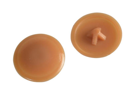 Forgefix Pozi Cover Cap Light Brown No.6-8 Forge Pack 50