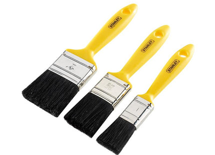 Stanley Tools Hobby Paint Brush Set Of 3 25 38 & 50Mm