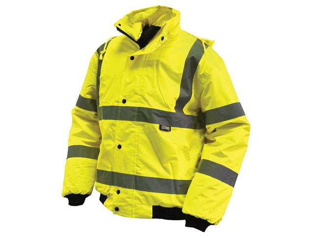 Scan Hi-Vis Yellow Bomber Jacket - L (44In)