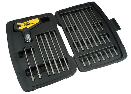 Stanley Tools Fatmax T Handle Ratchet Power Key Set Of 27