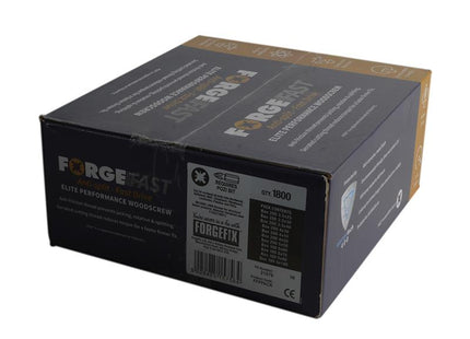 Forgefix Forgefast Pozi Compatible Wood Screw Forge Pack 1800 Piece