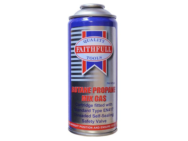 Faithfull Butane Propane Gas Cartridge 170G