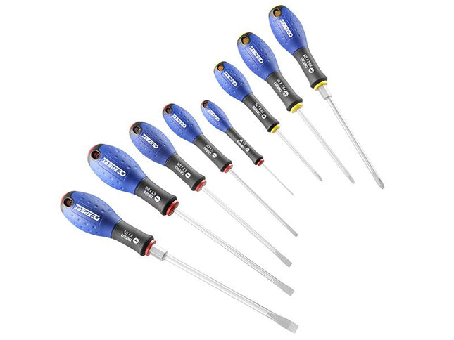 Expert Screwdriver Set, 8 Piece Sl/Ph