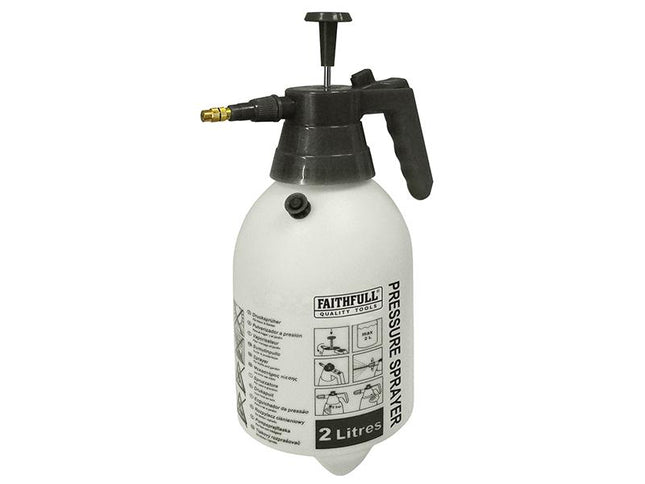 Faithfull Handheld Pressure Sprayer 2 Litre