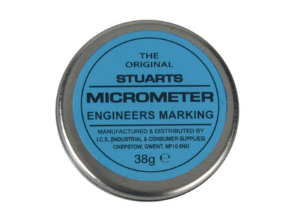 Miscellaneous Tin Of Micrometer Marking Blue