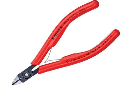 KNIPEX Electronic Diagonal Cut Pliers Extra Slim Pvc Grip 125Mm
