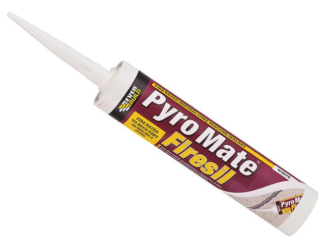 Everbuild Pyro Mate Firesil White 295Ml