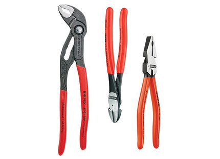 KNIPEX Power Pack High Leverage Plier Set 3 Piece