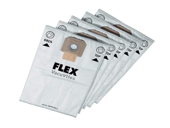 Flex Power Tools Fleece Filter Bags Pack Of 5