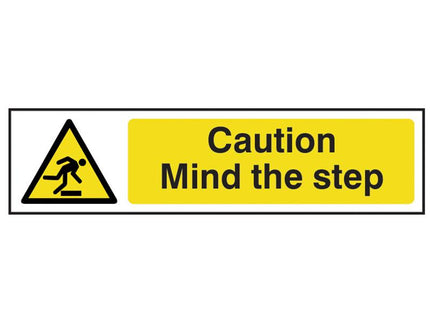 Scan Caution Mind The Step - Pvc 200 X 50Mm