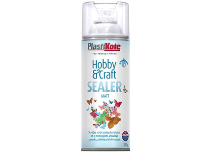 Plastikote Hobby & Craft Sealer Spray Clear Matt 400Ml