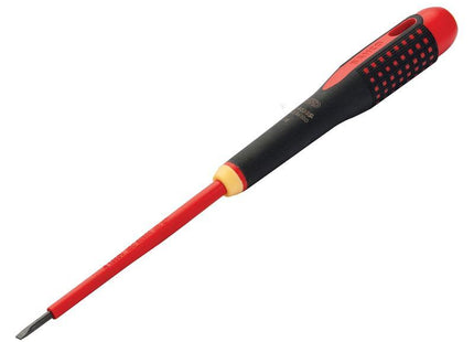Bahco ERGOª Slim VDE Insulated Slotted Screwdriver 3.5 x 100mm