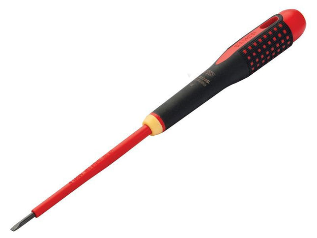 Bahco ERGOª Slim VDE Insulated Slotted Screwdriver 3.5 x 100mm