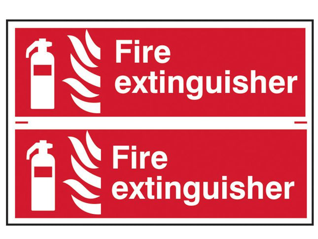 Scan Fire Extinguisher - Pvc 300 X 100Mm