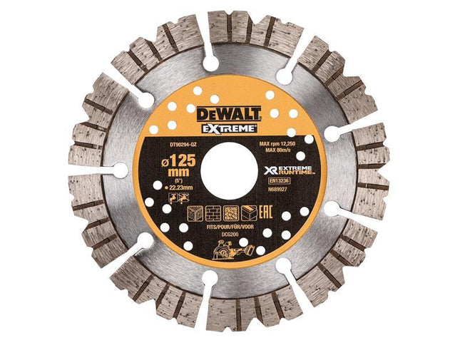 DEWALT Dt90294 Extreme Diamond Cutting Blade 125 X 22.23Mm