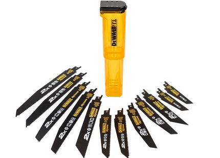 DEWALT Dt2441L 2X Life Reciprocating Saw Blade 12 Piece Set