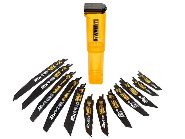 DEWALT Dt2441L 2X Life Reciprocating Saw Blade 12 Piece Set