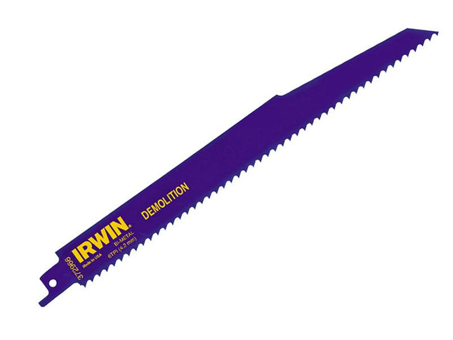 IRWIN 960R 225Mm Sabre Saw Blade Demolition Pack Of 5