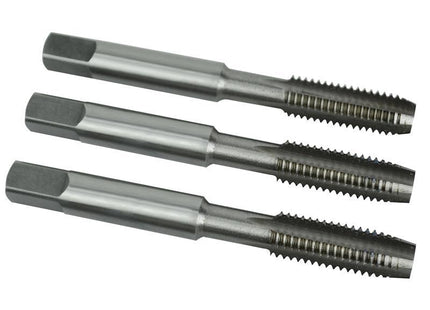 Faithfull Hss Straight Flute Tap Set M8 X 1.25, 3 Piece