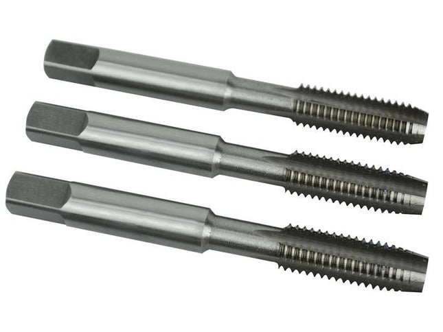 Faithfull Hss Straight Flute Tap Set M8 X 1.25, 3 Piece