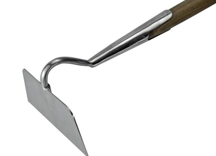Faithfull Prestige Stainless Steel Draw Hoe Ash Handle