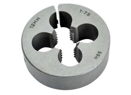 Faithfull Hss Straight Flute Split Die M12 X 1.75 (11/2In O.D)