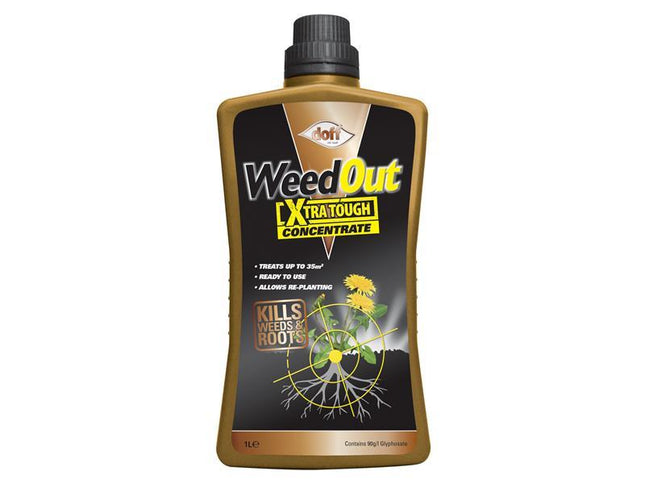 Doff WeedOut Xtra Tough Weedkiller Concentrate 1 litre