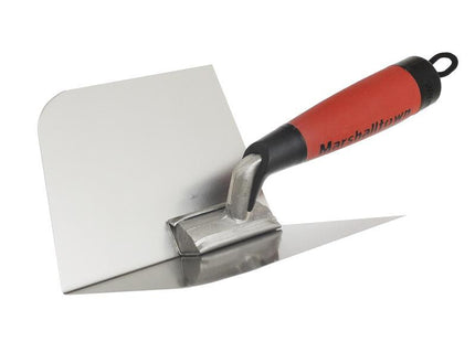 Marshalltown M23RD Curved Inside Corner Trowel DuraSoft Handle 5in