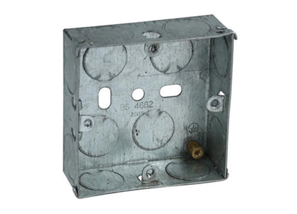 Metal Switch Box 16mm (Pack 20)