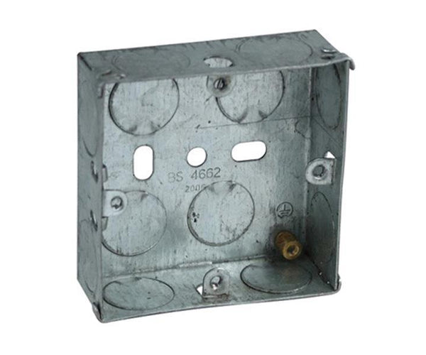 Metal Switch Box 16mm (Pack 20)