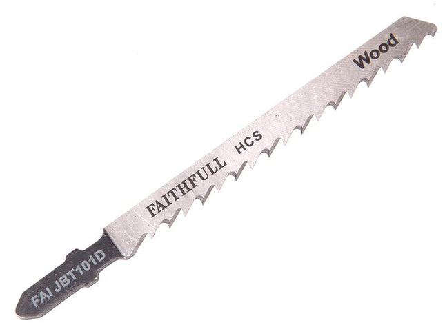 Faithfull Wood Jigsaw Blades Pack Of 5 T101D