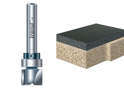 TREND 46/95 X 1/4 Tct 90 Shank Mounted Template Profiler 12.7 X 25.4Mm