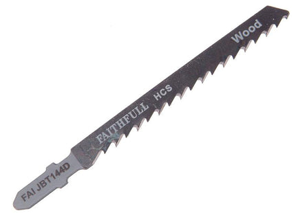 Faithfull Wood Jigsaw Blades Pack Of 5 T144D