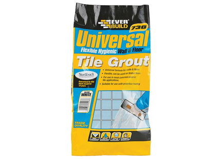 Everbuild Universal Flexible Grout Grey 5Kg