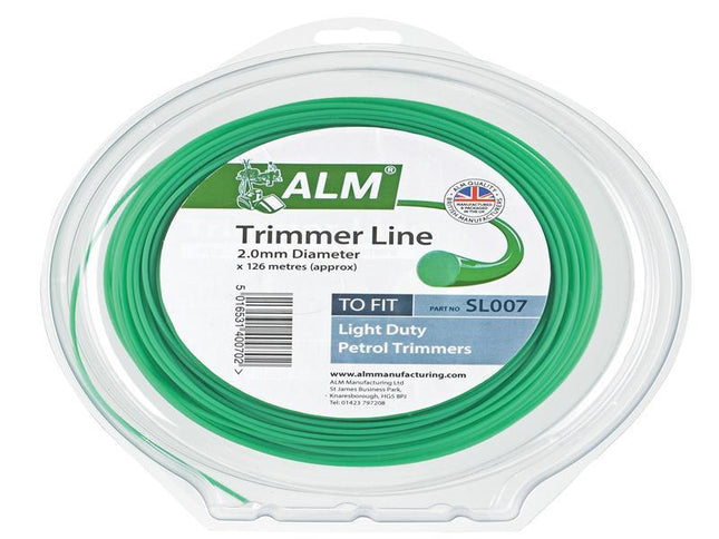 ALM Manufacturing Sl007 Light-Duty Petrol Trimmer Line 2.0Mm X 126M