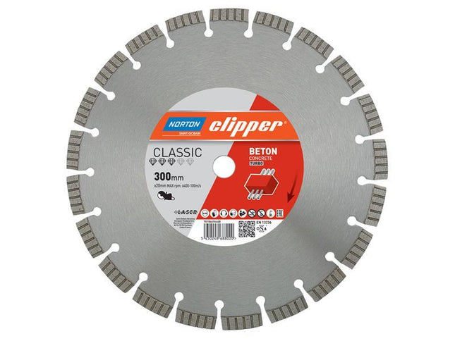 Clipper Classic Beton Diamond Blade 300 x 20mm