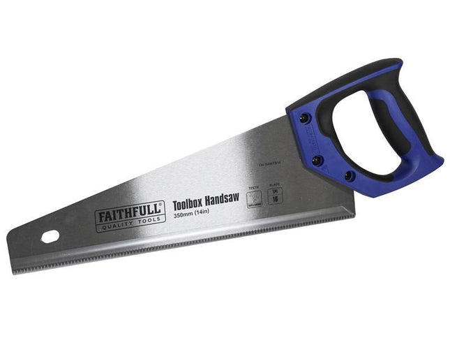 Faithfull Toolbox Hardpoint Handsaw 350mm (14in) 16 TPI