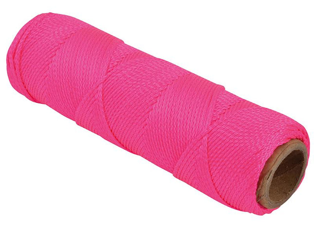 Marshalltown M631 Masons Line 76.2M (250Ft) Fluorescent Pink